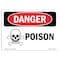 Signmission Safety Sign, OSHA Danger, 7" Height, 10" Width, Poison, Landscape OS-DS-D-710-L-2039 - alternate 1